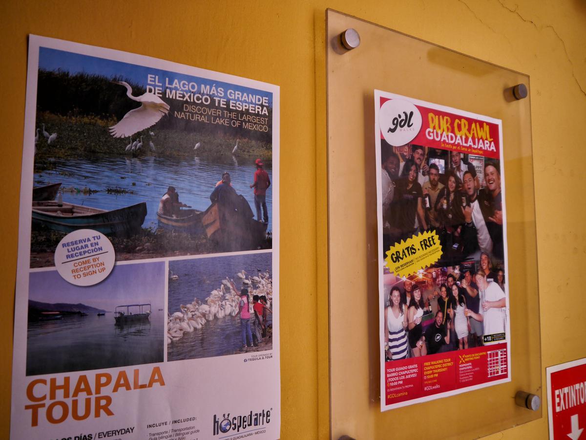 גואדלחארה Hostel Hospedarte Chapultepec מראה חיצוני תמונה